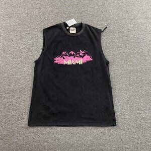 Gallery Dept Collins Glittered Printed Cotton-Jersey Tank Top